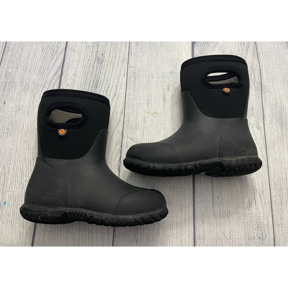 Black BOGS -20 Waterproof Winter Toddler Snow Boots, Size 10